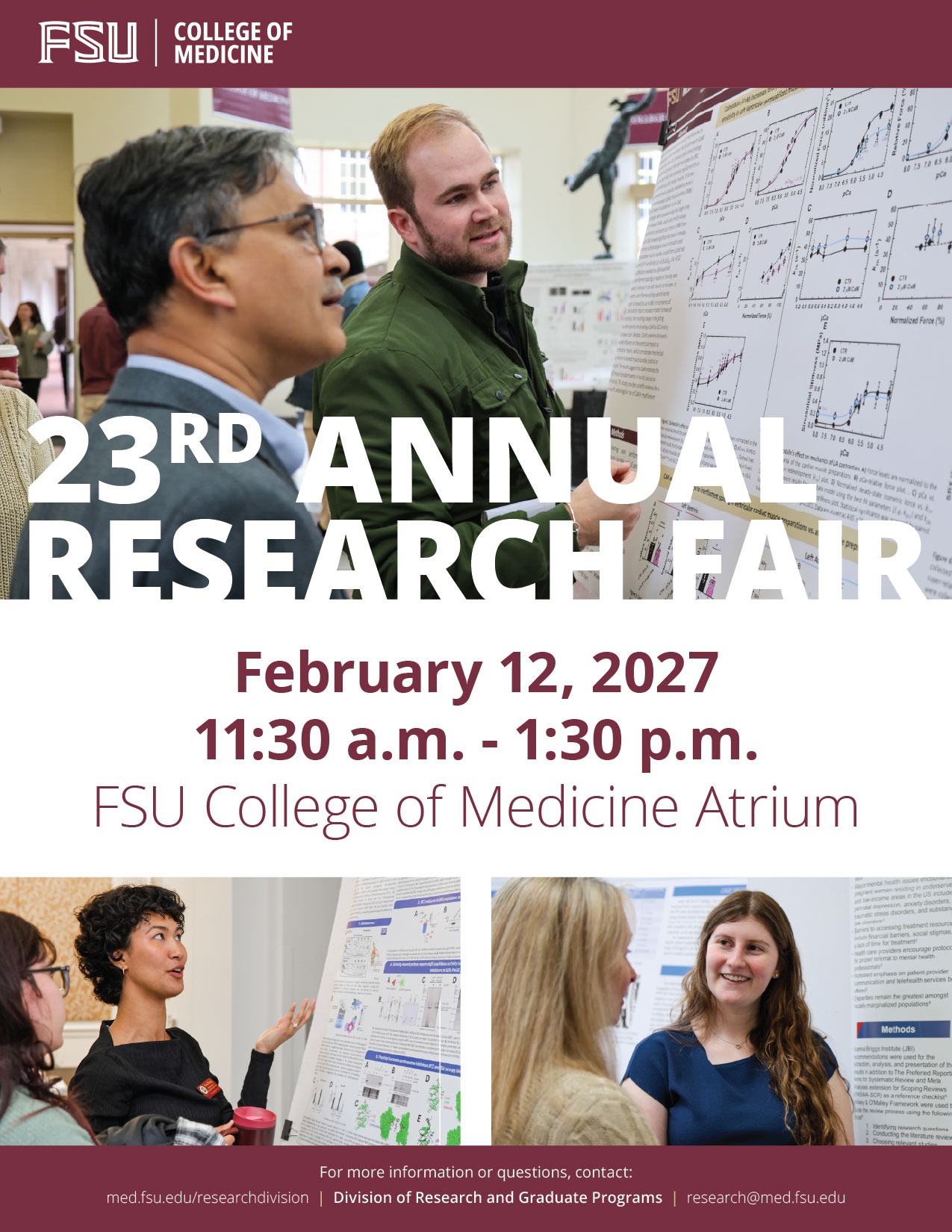 23rd Annual Research Fair Flyer