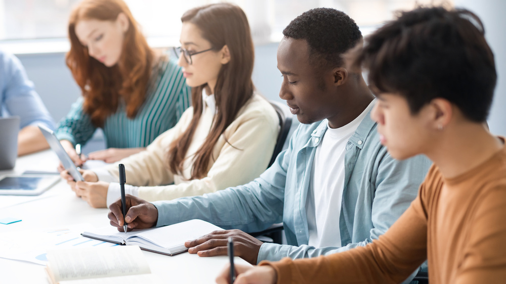students in classroom