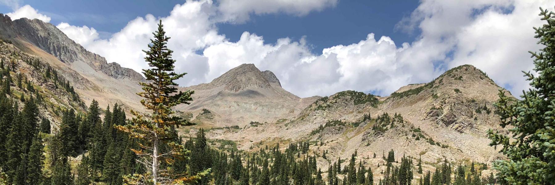 photo of mountain range