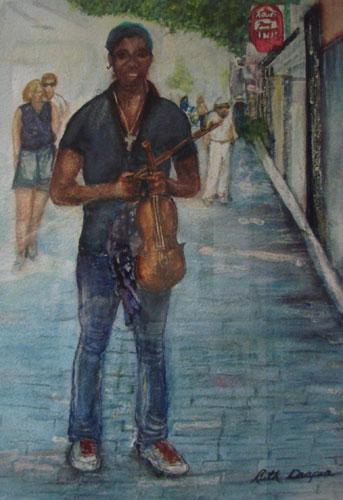 Street Musician by Ruth Draper