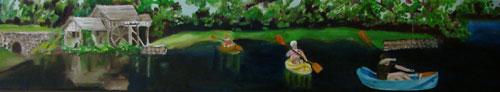 Kayakers by Sylvia Cordero