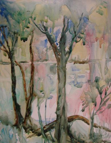 Lake Shore by Nancy Johnson