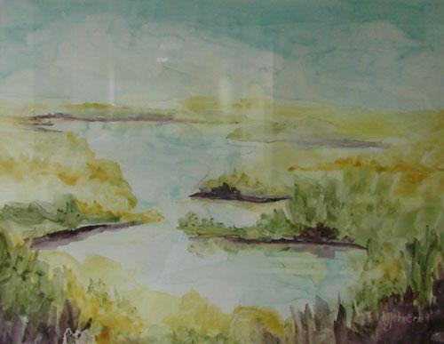 Salt Marsh II by Nancy Johnson