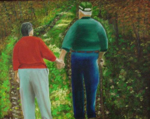 A Stroll in the Woods by Nancy Smith
