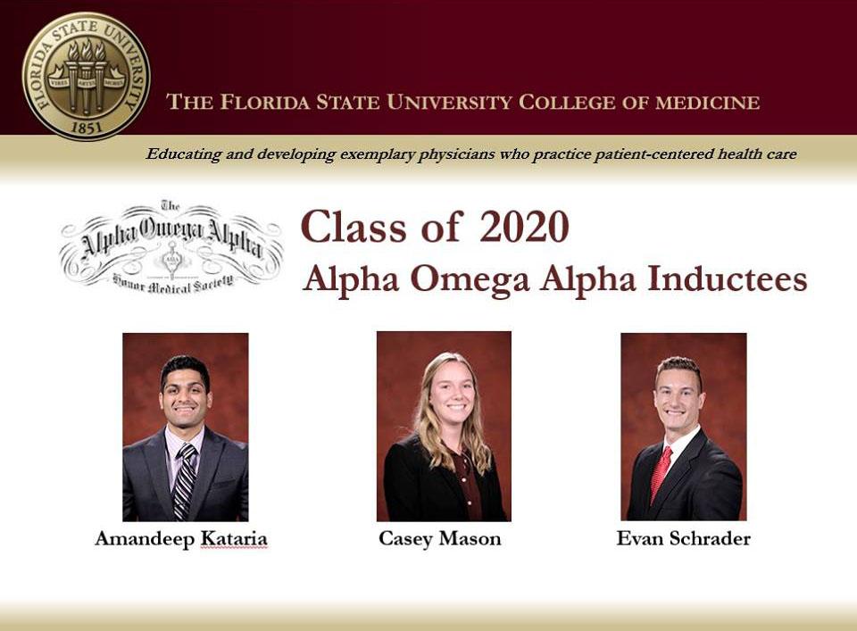 Alpha Omega Alpha Inductees