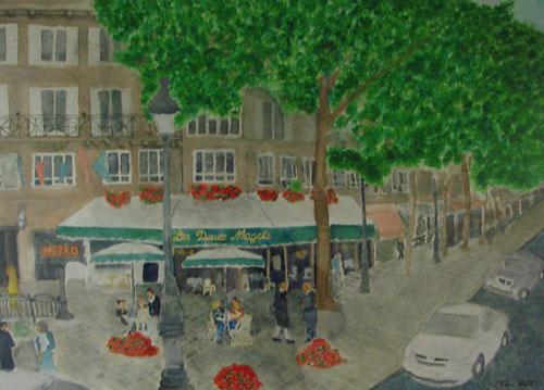 Paris Cafe By Tom Hart