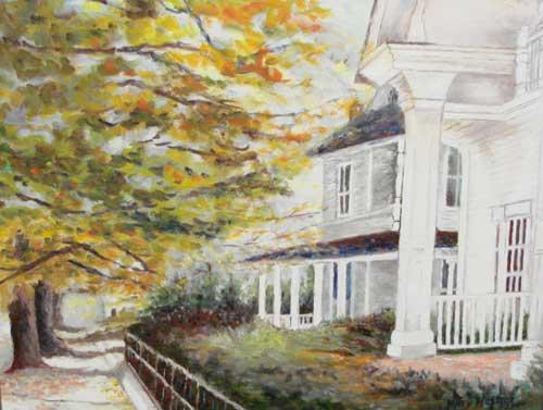 Street Scene, Georgia by Mary Hafner