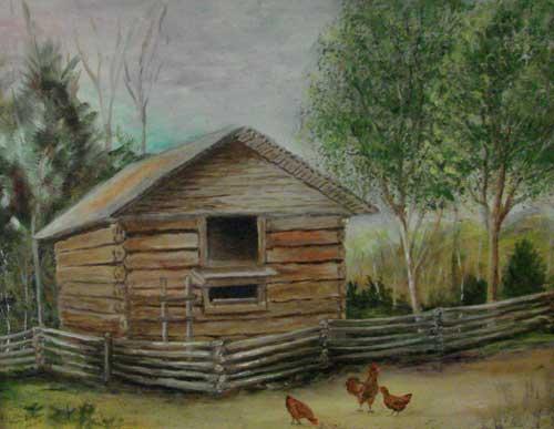 Farm Shed by Mary Hafner