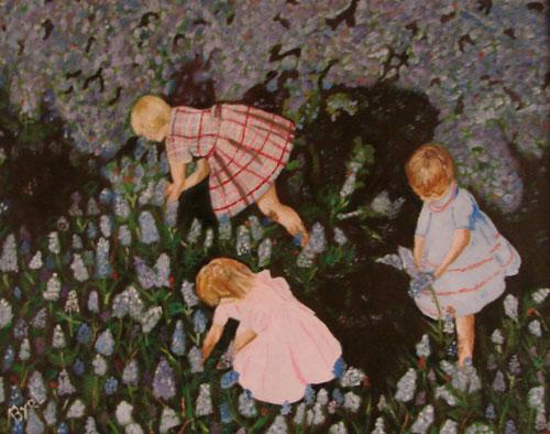 Blue Bonnet Harvest by Byrd Clayton