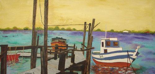 Sundown at the Marina by Carmen Burton