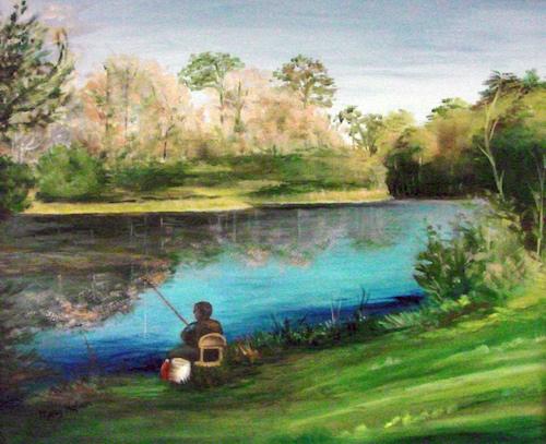 Gone Fishing by Mary Hafner