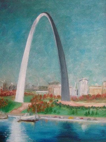 Gateway Arch by Mary Hafner