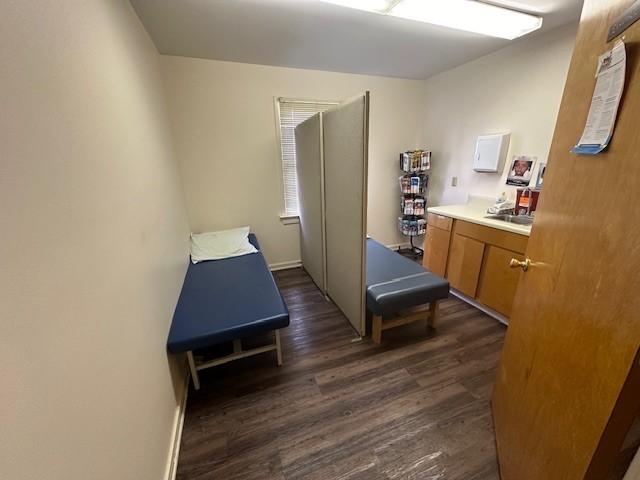 Clinic Room at James A. Shanks Middle School Health Clinic