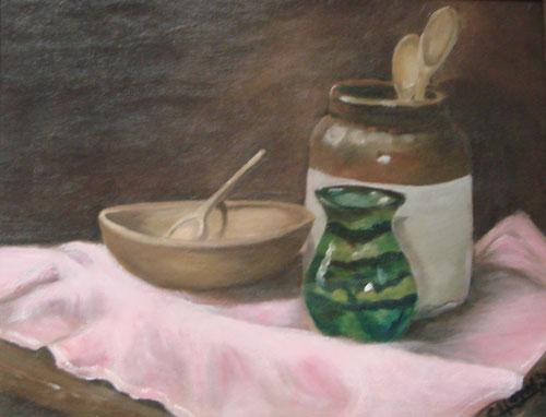 Kitchen Still Life by Charles Hazelip