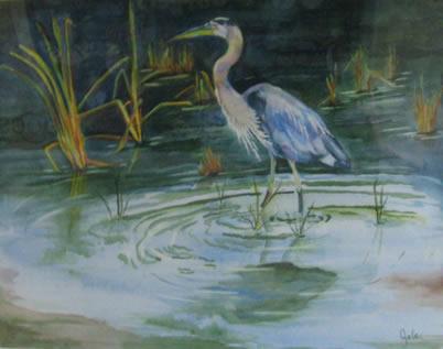 Reflections in Blue by Gale Poteat