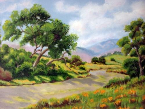 California Back Road by Nancy Smith