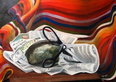 Rock, Paper, Scissors by Charles Hazelip