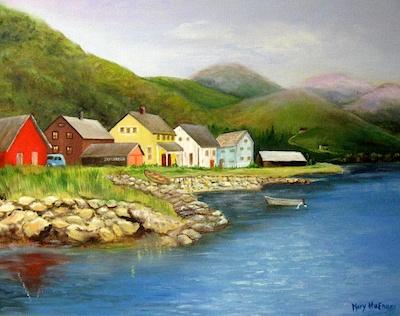 Peaceful Cove by Mary Hafner