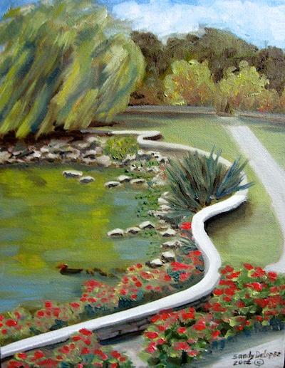 Lake Ella Walk by Sandy DeLopez