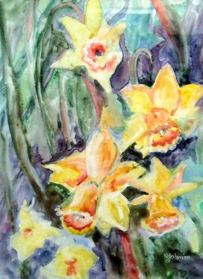 Jonquils by Nancy Juster Johnson