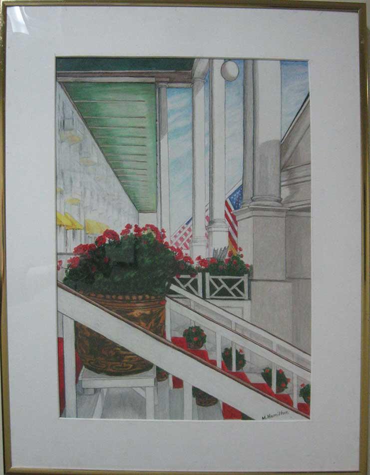Grand Hotel Mackinau Island by Margaret Hamilton