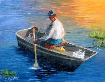 Bringing Home Dinner by Charles Hazelip