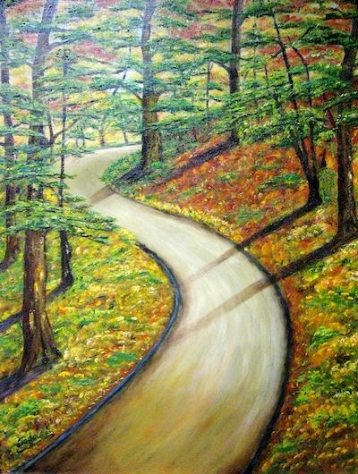 North Carolina Mountain by Tadako Knight
