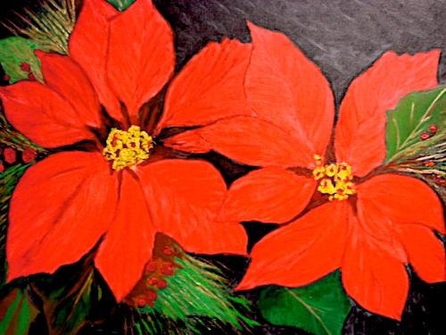Poinsettia by Carmen Burton