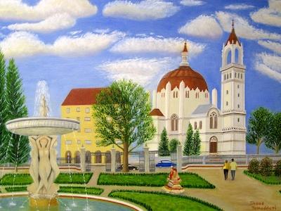 Church of St Manuel and St Benito Madrid by Siroos Tamaddoni