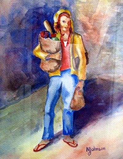 Market Day by Nancy Juster Johnson