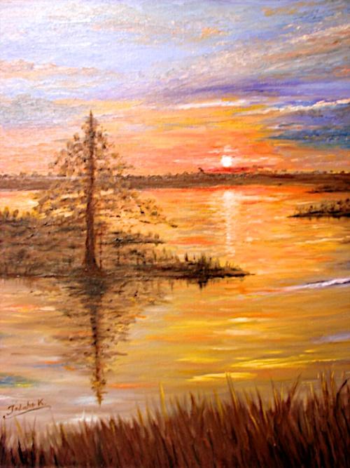 St. Marks Sunset by Tadako Knight