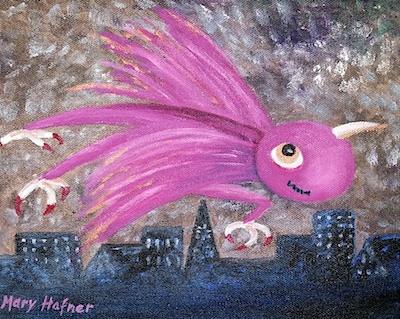 Purple People Eater by Mary Hafner
