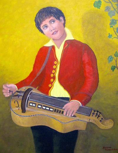 Boy in Red Jacket by Siroos Tamaddoni