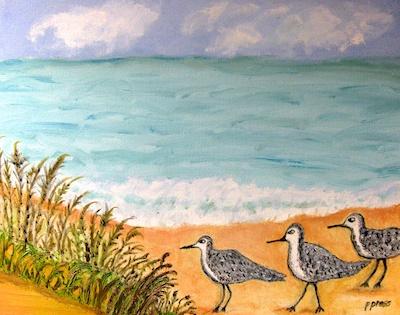 Shore Birds by Pat Press