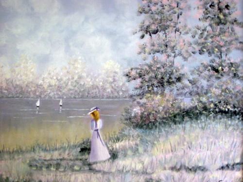 Watching the Boats Come In by Nancy Smith