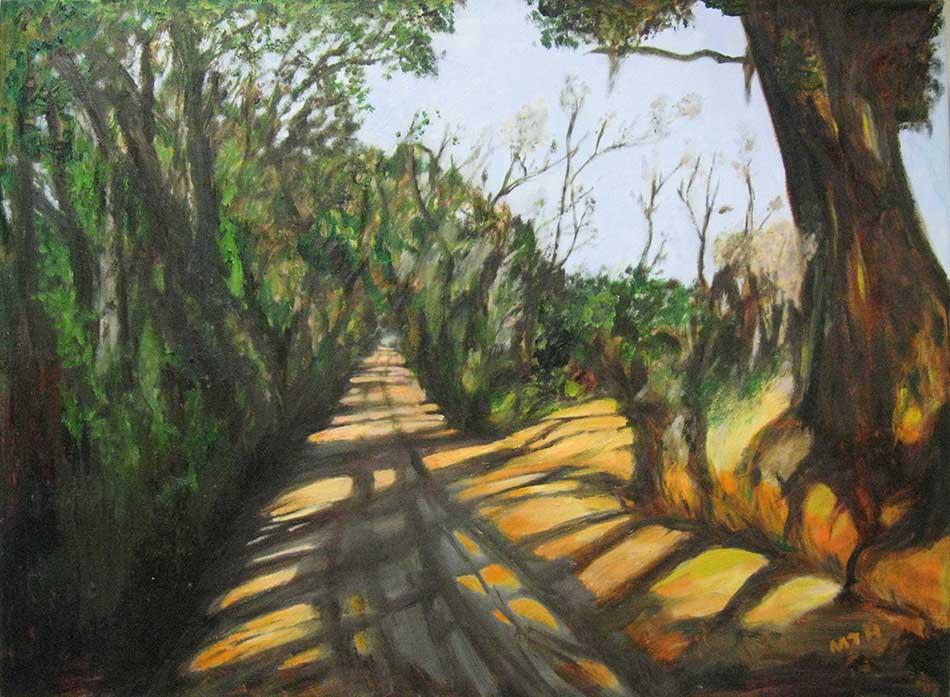 Untitled Oil by Margaret Hamilton