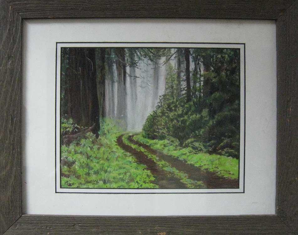 Zion Park Trail by Margaret Hamilton