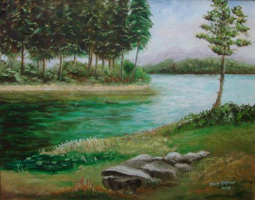 Peaceful Cove by Mary Hafner