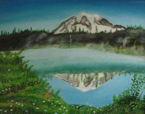 Snow on Mountain by Nancy Smith