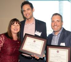 Dean Bentze, Dr. Harvey, and Dr. Perrin