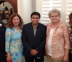 FSU COM Tallahassee Regional Campus, Robert Moore, Student Support Coordinator, Elaine Geissinger, Campus Administrator, Dr. Sandeep Rahangdale, Campus Dean, Kathryn Seitz, Administrative Assistant,  and Julie Peacock, Clinical Coordinator.