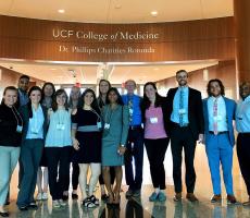 These students and faculty members attended the Chapman Conference