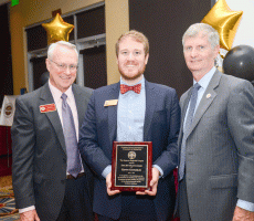 Kevin Coughlin receives  deans award.