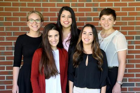 Photo (from left to right): Katharyn Lindborg, Andreza Mellili, Marianna Silva, Alexandra Duque, Rachel Gold