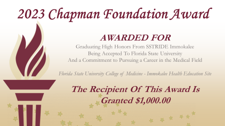 2023 Chapman Foundation Award thumbnail