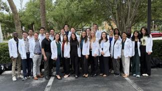 The 24 members of the Orlando PA Class of 2027