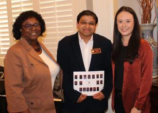 Dr. Littles, Dr. Rahangdale, and Hannah Morgan