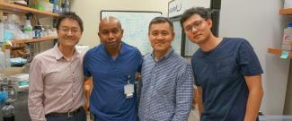 (L-R) Hoyong Chung, Wade Douglas, Choogon Lee, and Minkyu Kim