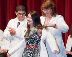 Robyn Rachesky is coated by her mother, Dr. Ingrid Rachesky, a clerkship faculty member.