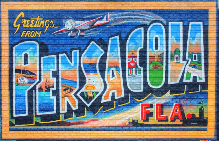 Greetings from Pensacola Fla. Sign
